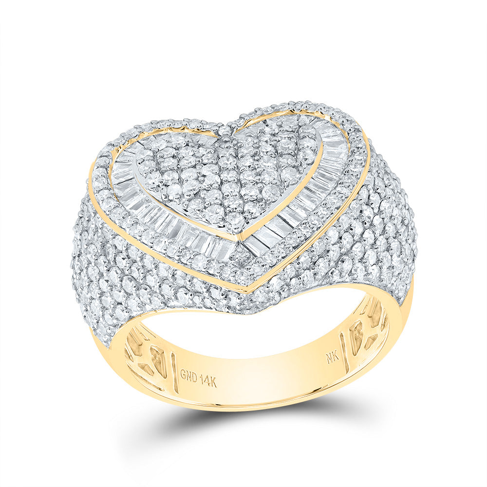 2 1/5Ctw-Diamond Heart Ring (8.1 grams)