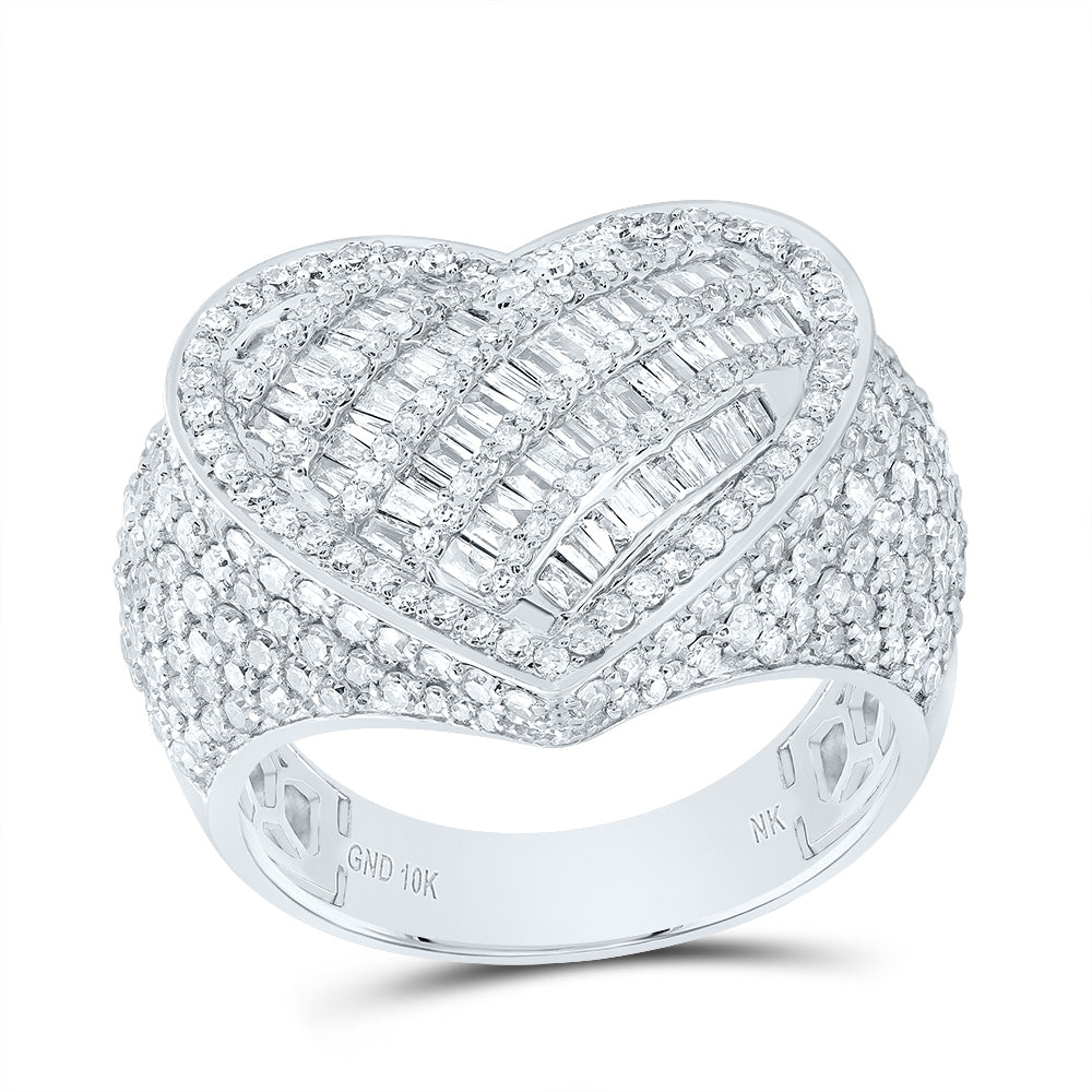 2Ctw-Dia Nk Heart Ring (6.91 grams)