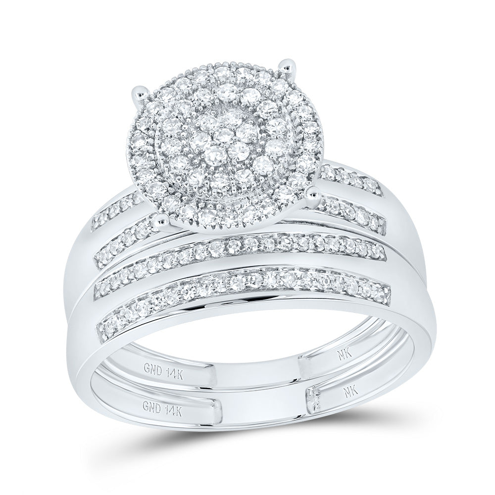 5/8Ctw-Diamond Round Trio Set (4.6 grams)
