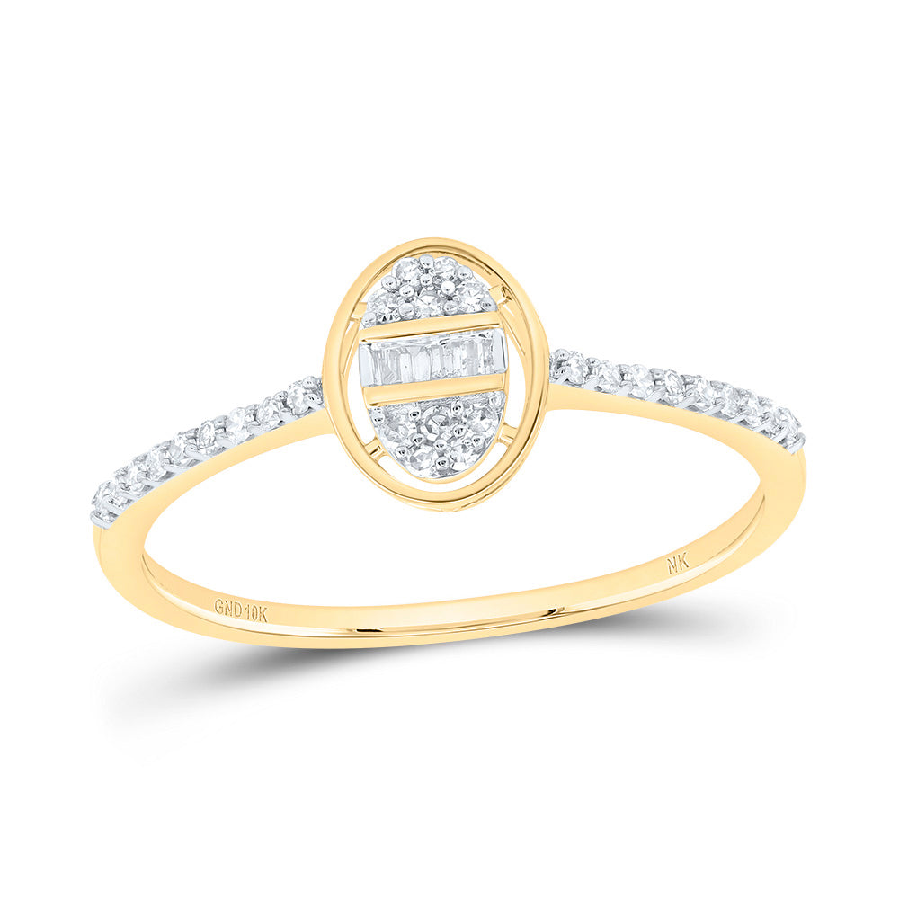 1/6Ctw-Dia Nk Gift Oval Ring (1.22 grams)