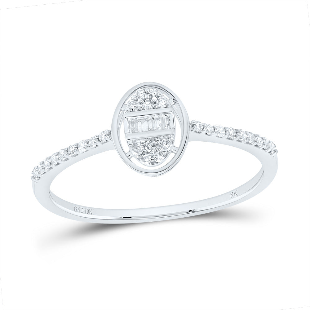 1/6Ctw-Dia Nk Gift Oval Ring (1.35 grams)