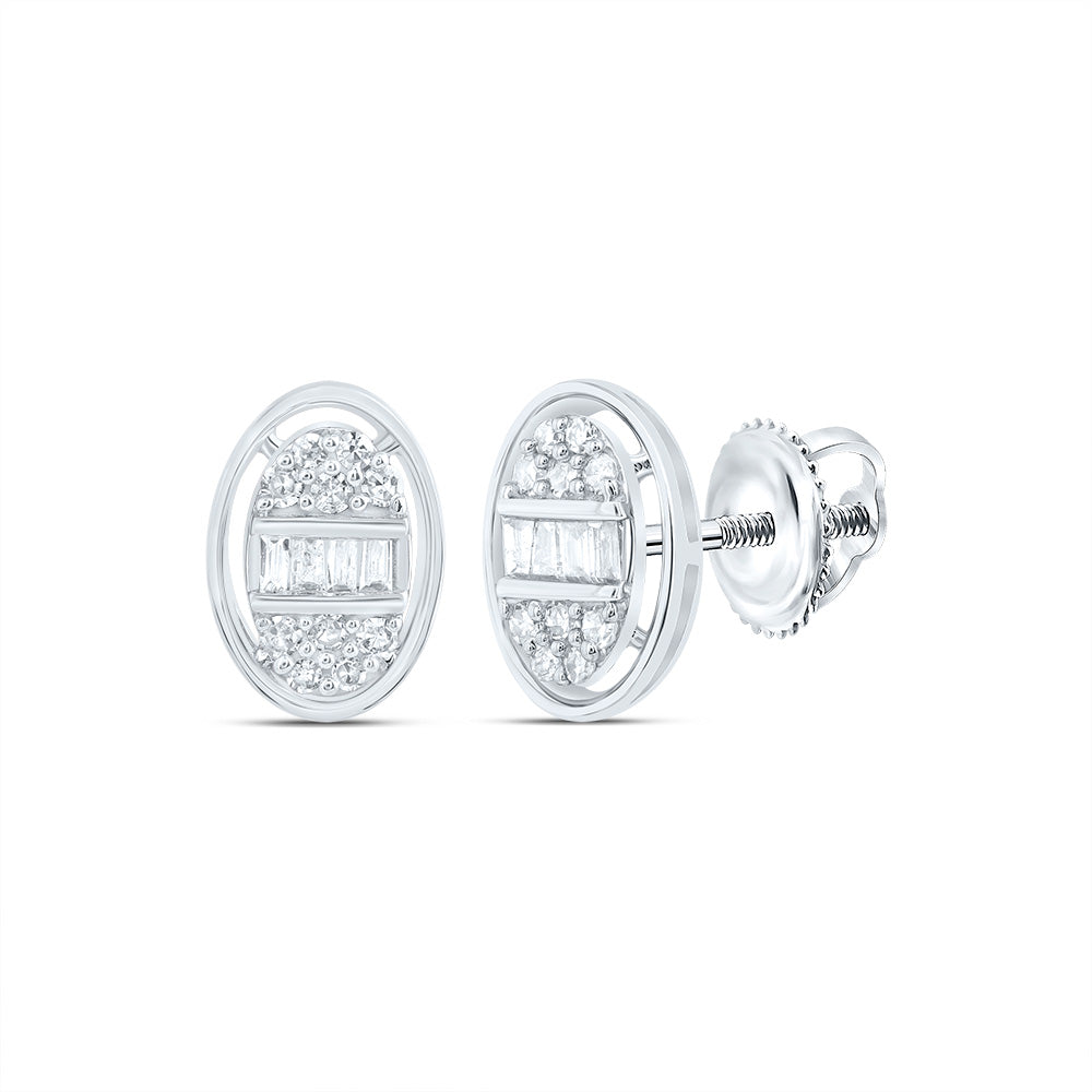 1/5Ctw-Dia Nk Gift Oval Stud Earring