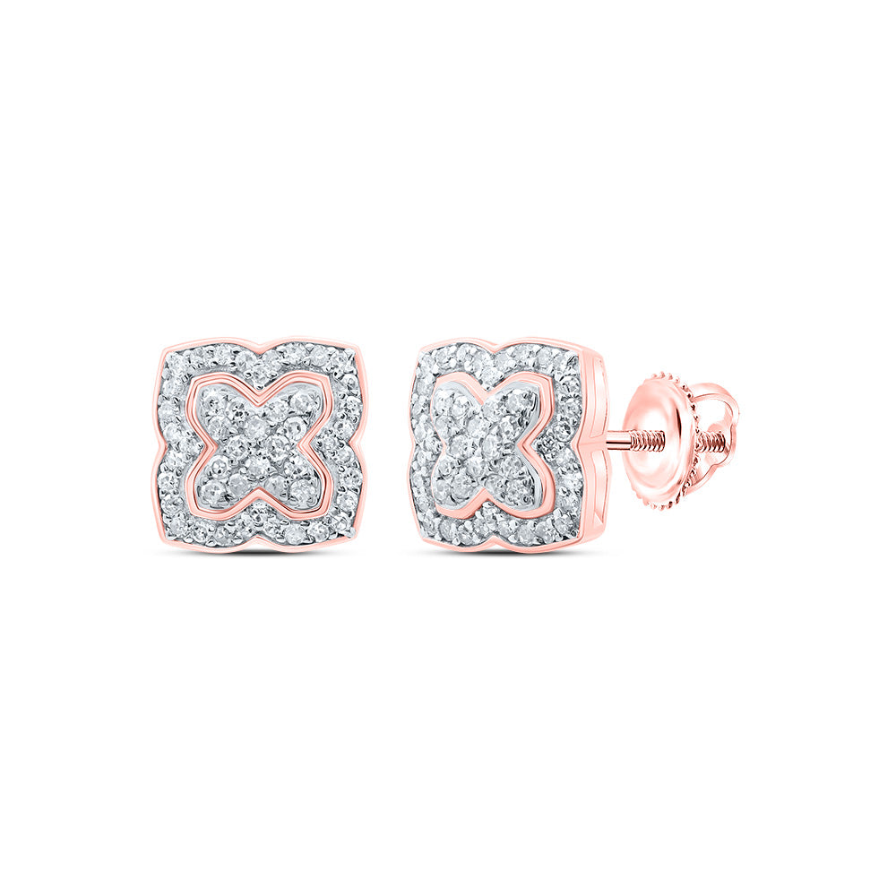 1/3Ctw-Dia P1 Gift Clover Stud Earring