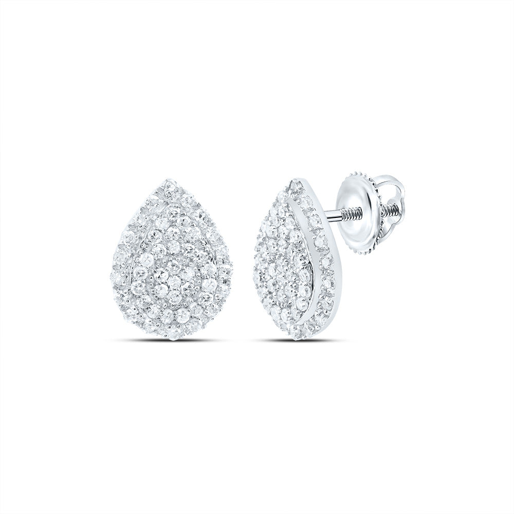 1/4Ctw-Dia P1 Gift Pear Stud Earring