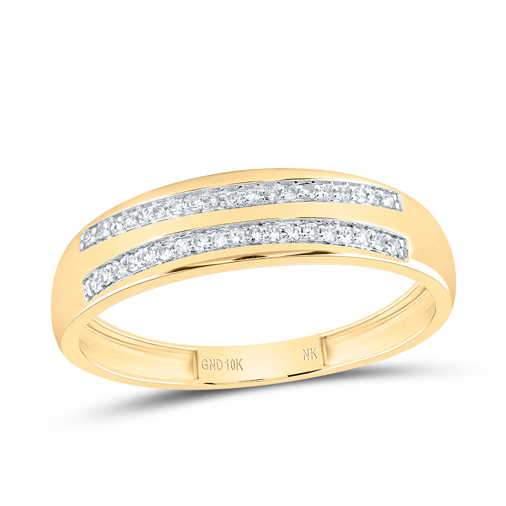 1/2Ctw-Nat Diamond Square Trio Set (3.93 grams)