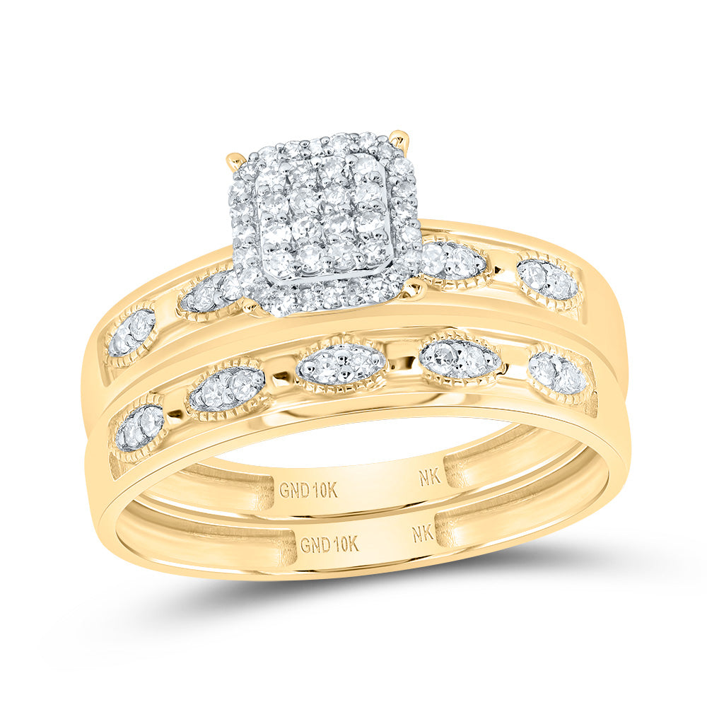 1/3Ctw-Dia Nk Ascher Trio Set (4.07 grams)