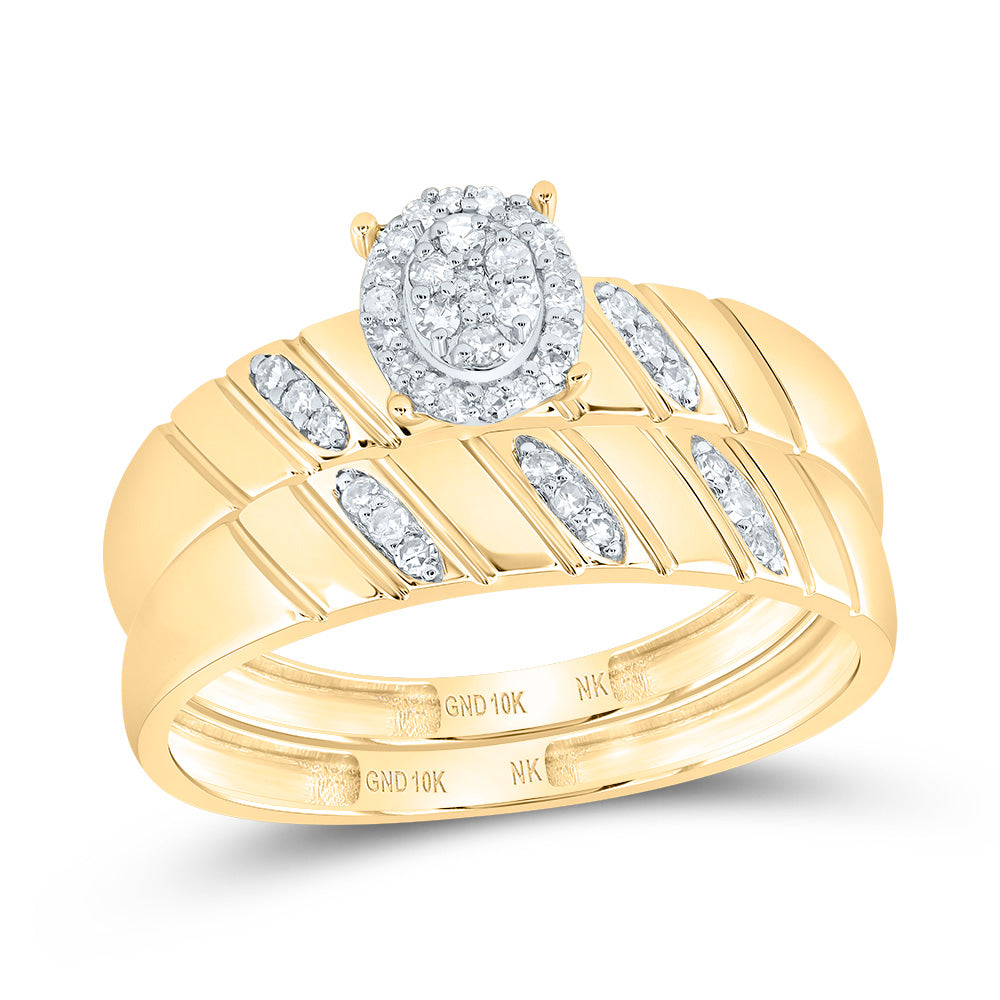 1/5Ctw-Dia Nk Oval Trio Set (3.78 grams)