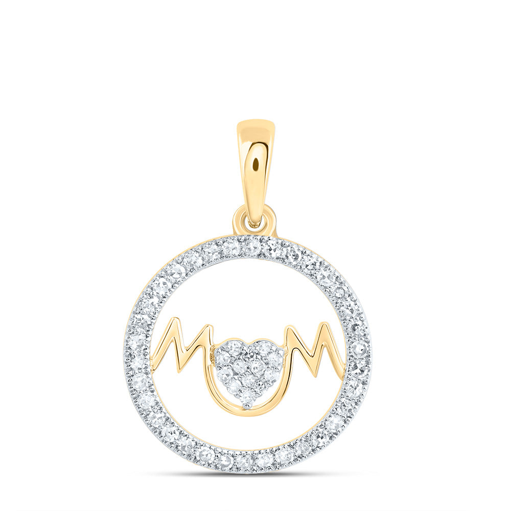 1/5Ctw-Dia Nk Gift Mom Pendant (0.73 grams)
