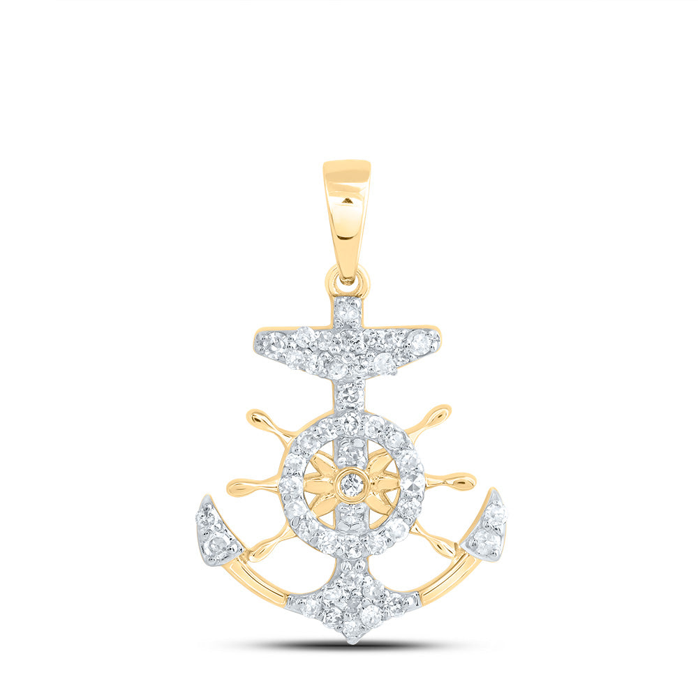 1/5Ctw-Dia P1 Gift Anchor Pendant (1.01 grams)