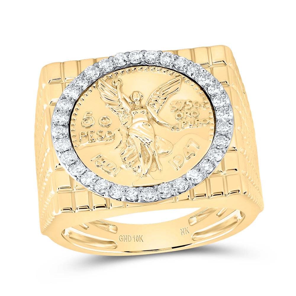 5/8Ctw-Dia Nk Centenario Mens Ring (9.31 grams)