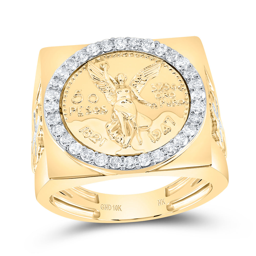 5/8Ctw-Dia Nk Centenario Mens Ring (9.81 grams)