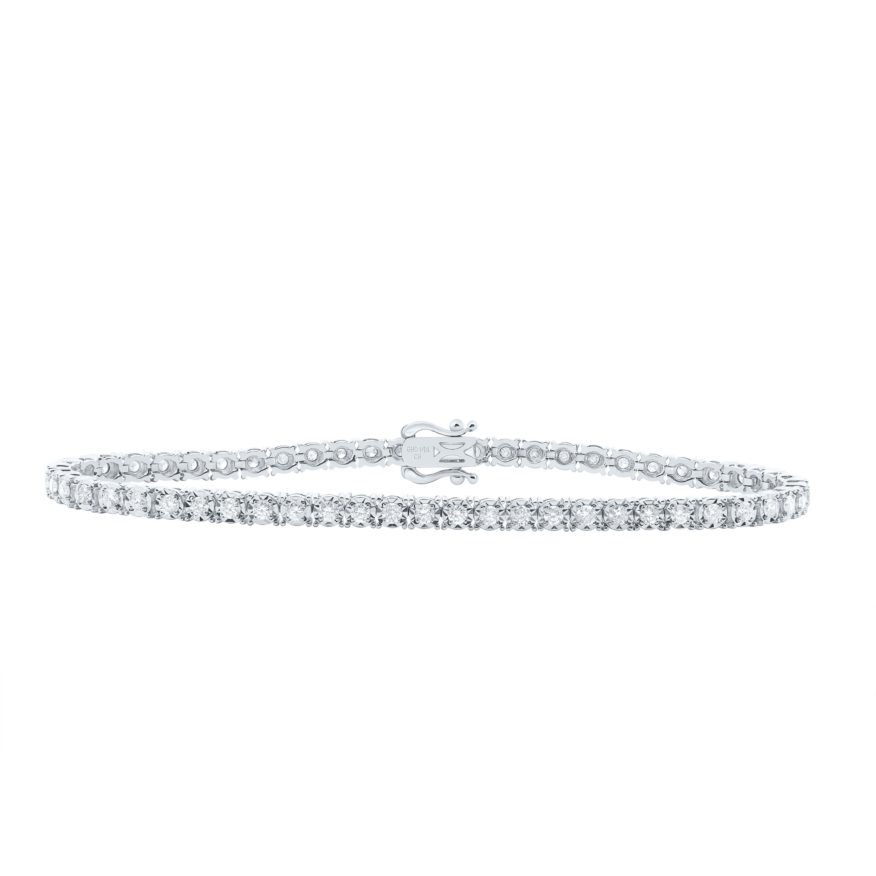 1 3/4Ctw-Nat Dia Cn Fashion Tennis Bracelet (7 Inch) (8.279333 grams)
