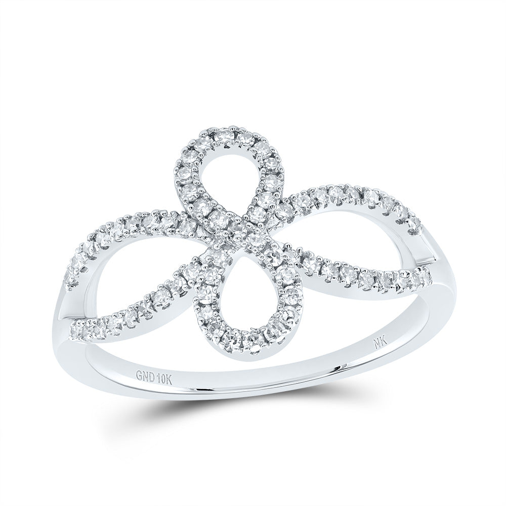 1/4Ctw-Dia Nk Fashion Infinity Ring (2.47 grams)