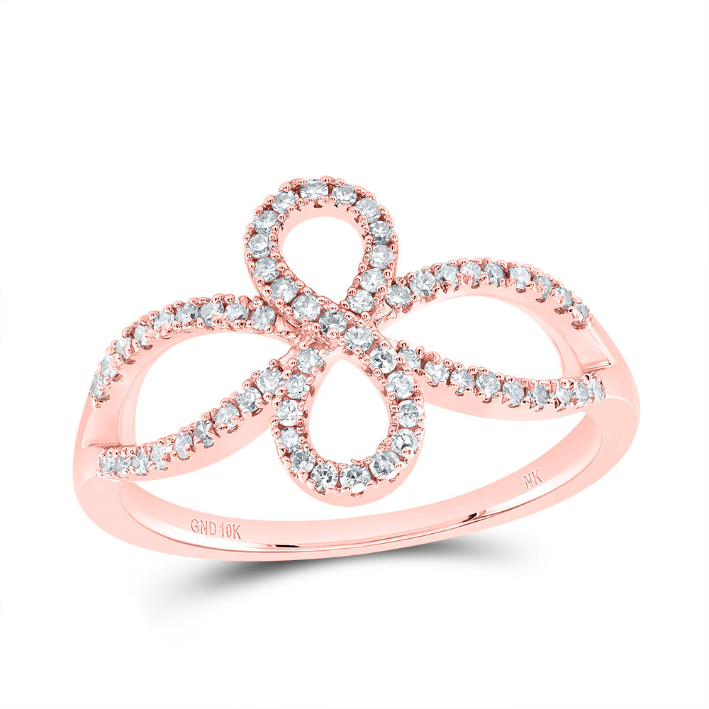 1/4Ctw-Dia Nk Fashion Infinity Ring (2.38 grams)