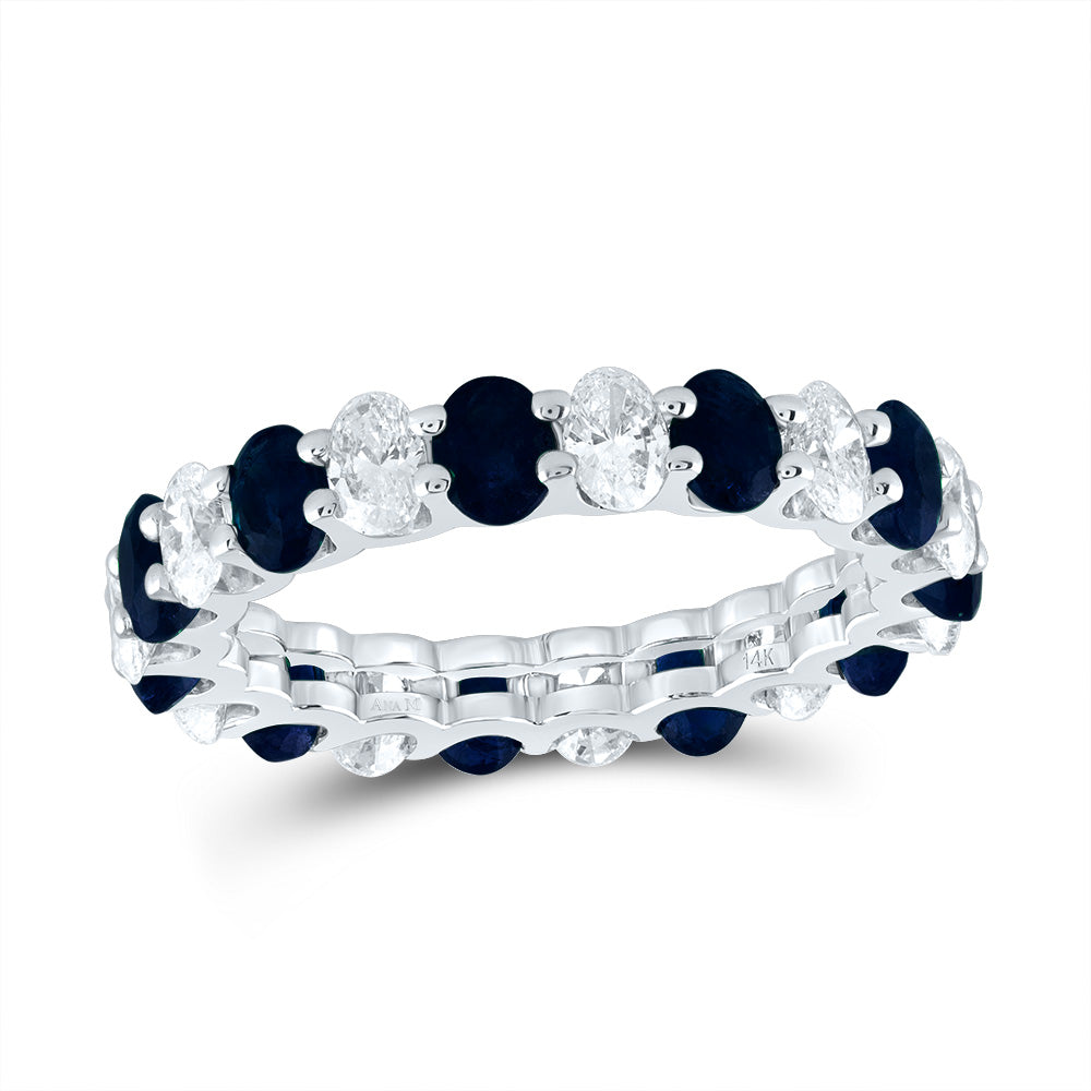 1 1/2Ctw-Dia Ana M 2 1/3Ctw-Ov-Bs Nat Gem Ring (2.97 grams)