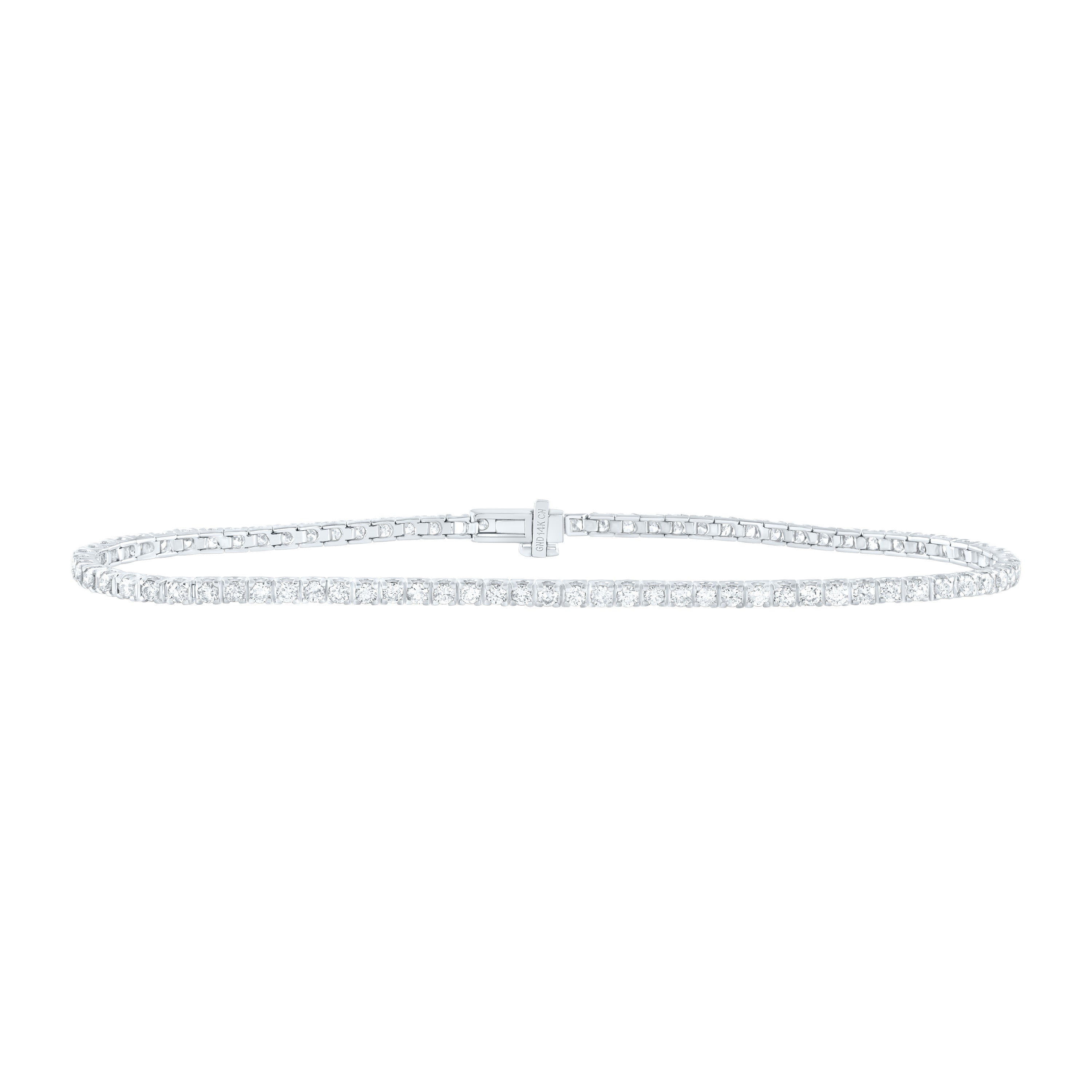 1 3/4Ctw-Nat Dia Cn Fashion Tennis Bracelet (7 Inch) (4.72 grams)