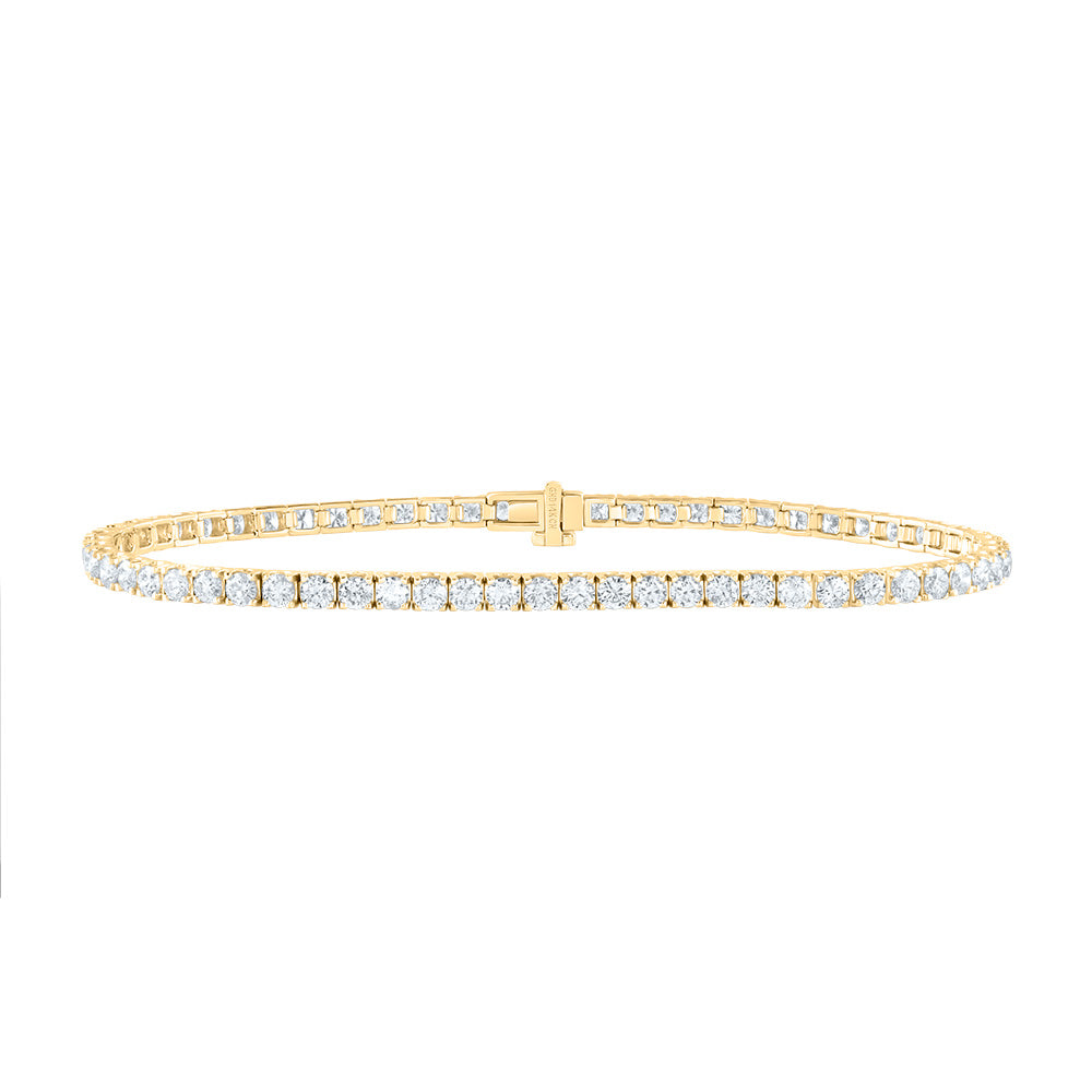 3 1/3Ctw-Nat Dia Cn Fashion Tennis Bracelet (7 Inch) (5.26 grams)