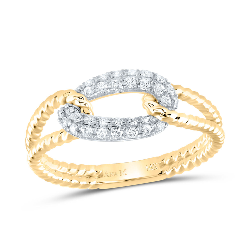 1/5Ctw-Dia Ana M Fashion Ring (2.29 grams)