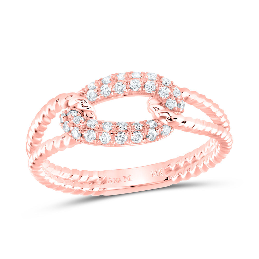 1/5Ctw-Dia Ana M Fashion Ring (2.35 grams)