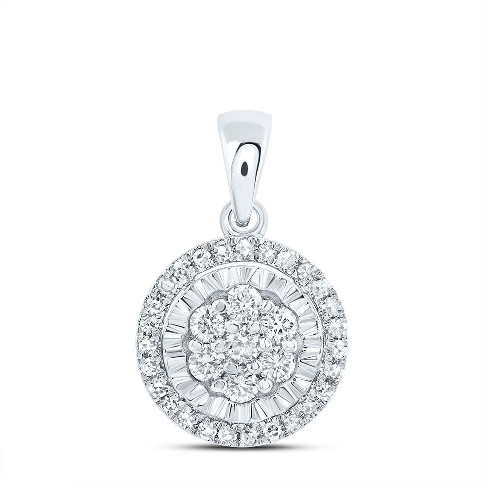 1/3Ctw-Dia Nk Fashion Round Pendant (1.244 grams)