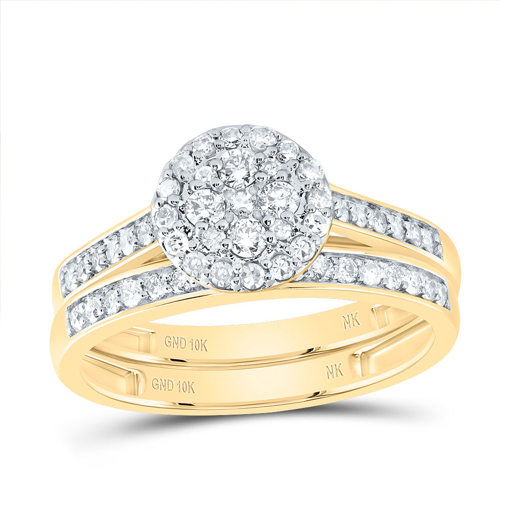 1 Ctw-Diamond Round Trio Set (6.84 grams)