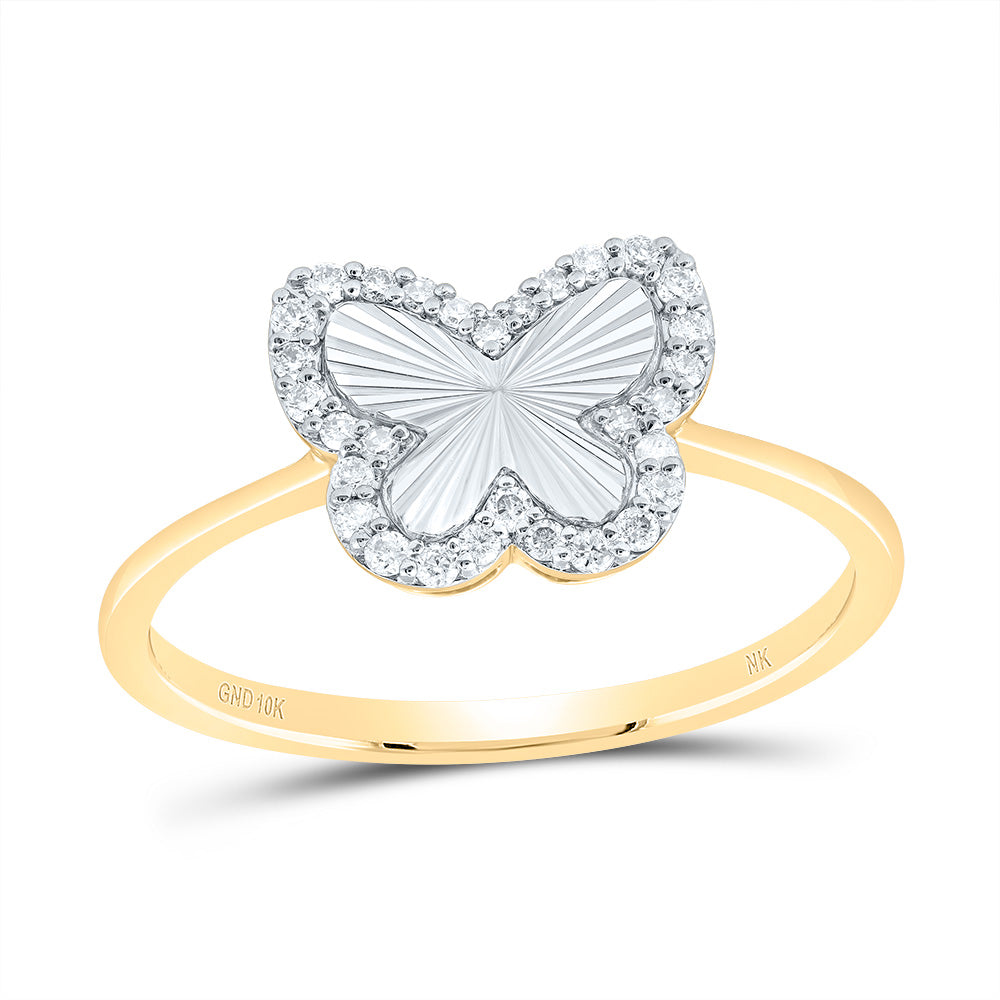 1/5Ctw-Dia Nk Fashion Butterfly Ring (2.08 grams)