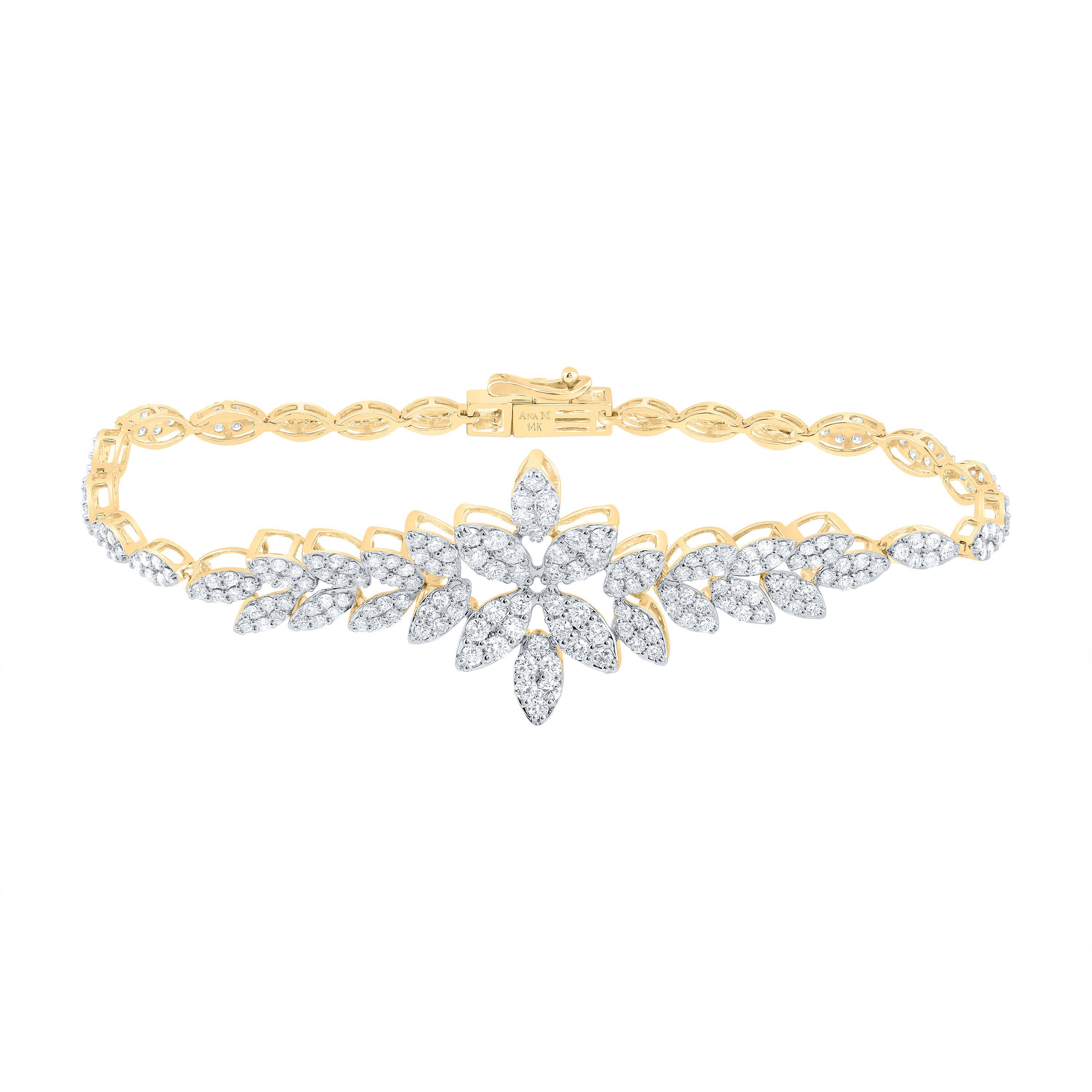 2 3/8Ctw-Dia Ana M Fashion Bracelet (7 Inch) (8.752 grams)