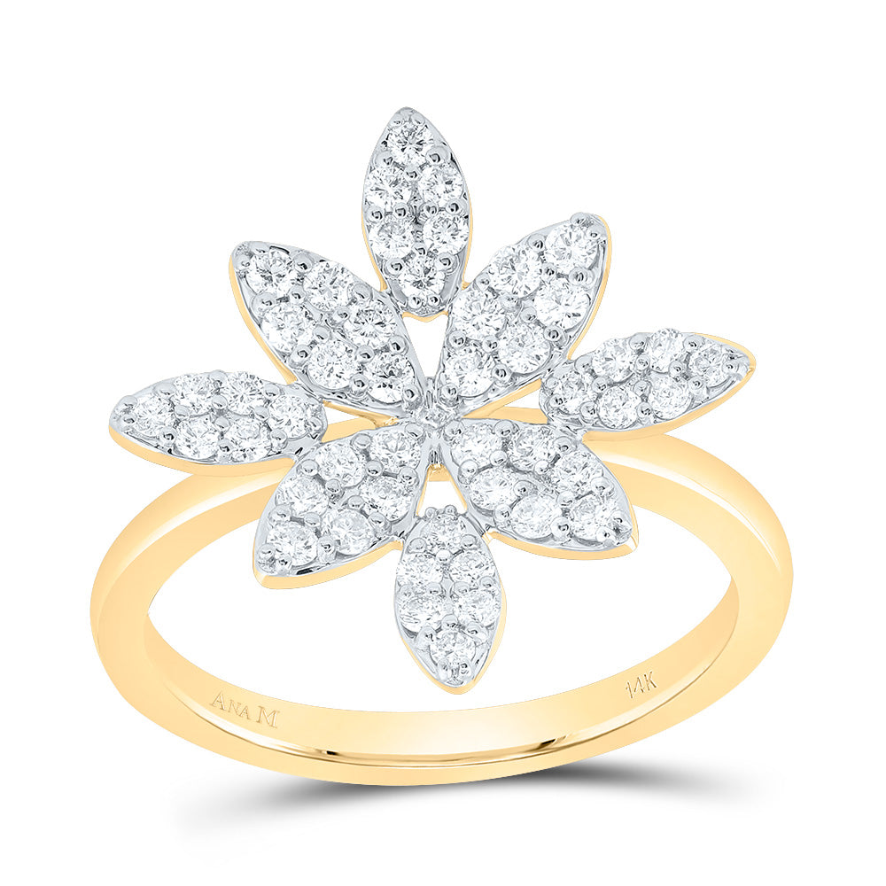 1/2Ctw-Dia Ana M Fashion Ring (3.66 grams)