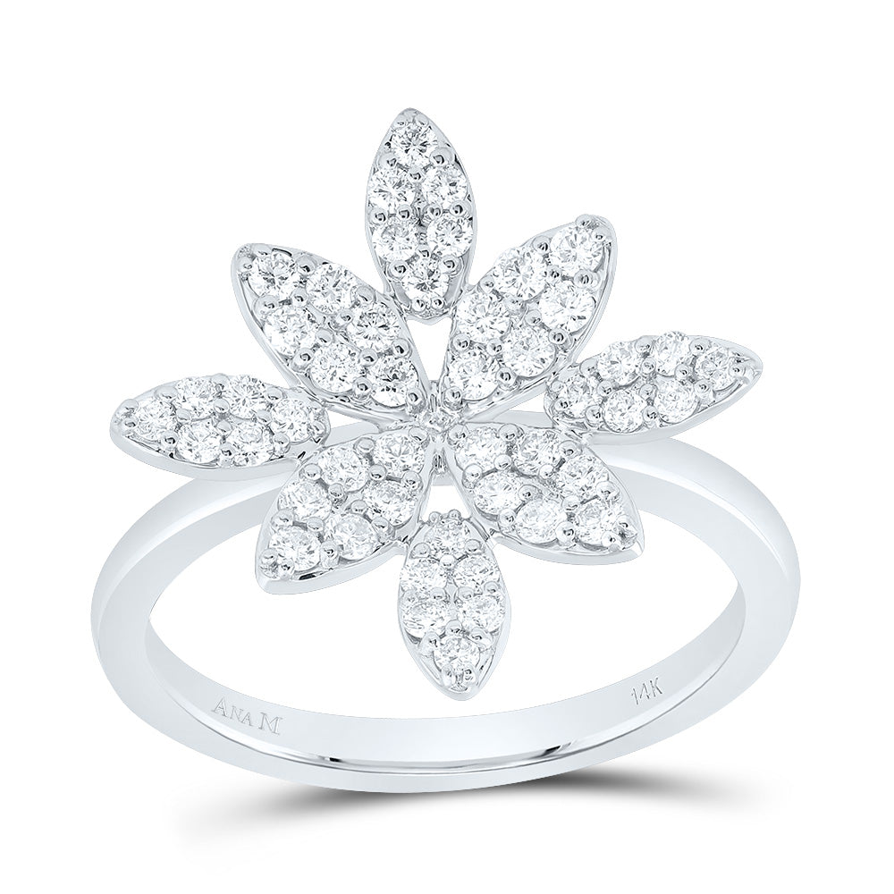 1/2Ctw-Dia Ana M Fashion Ring (3.5 grams)