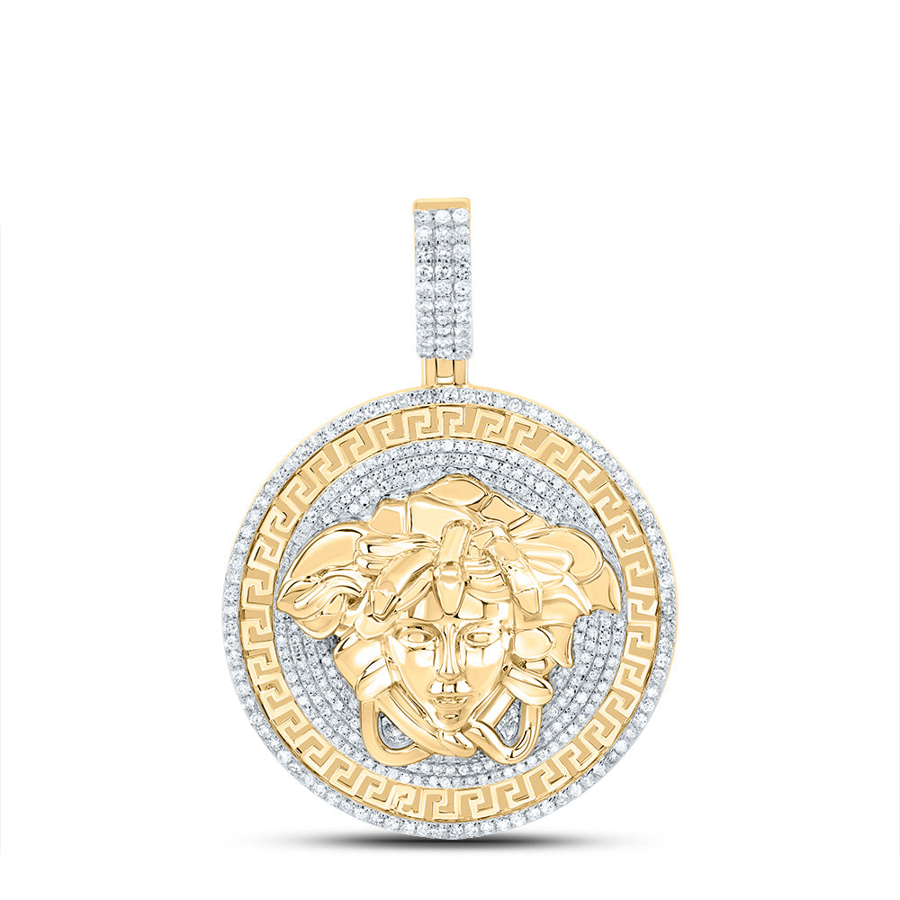 1 1/3Ctw-Dia P1 Medusa Mens Charm (11.91 grams)