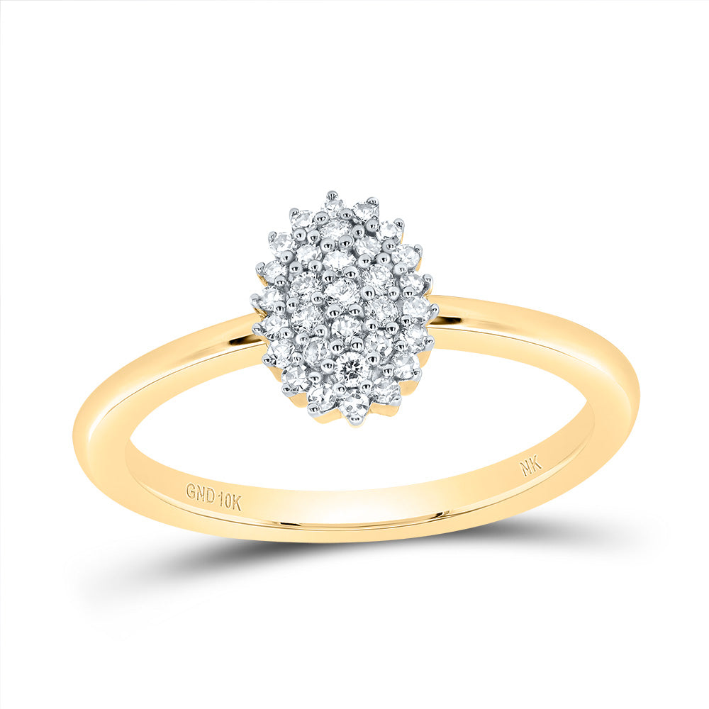 1/6Ctw-Dia Nk Gift Oval Ring (2.27 grams)