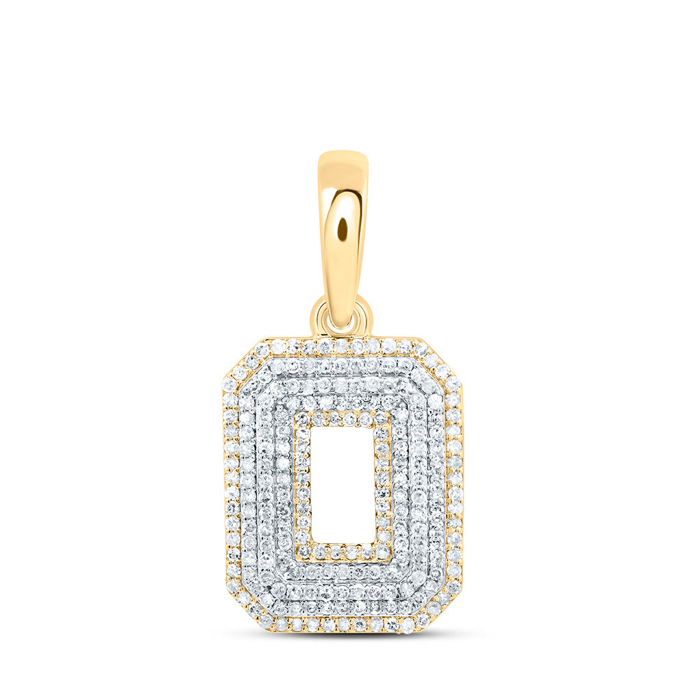 5/8Ctw-Dia P1 Gift Initial "O" Pendant (2.625 grams)