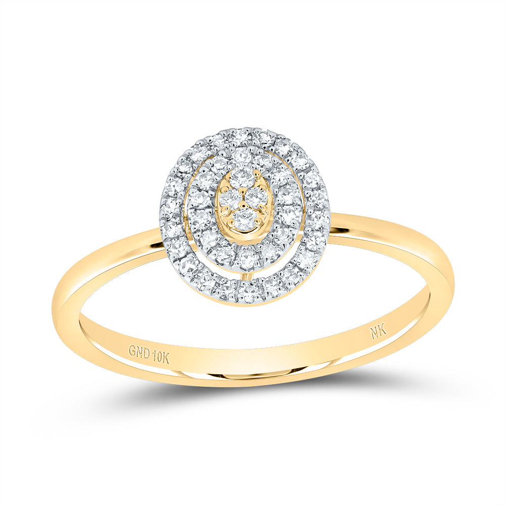 1/6Ctw-Diamond Gift Oval Ring (1.74 grams)
