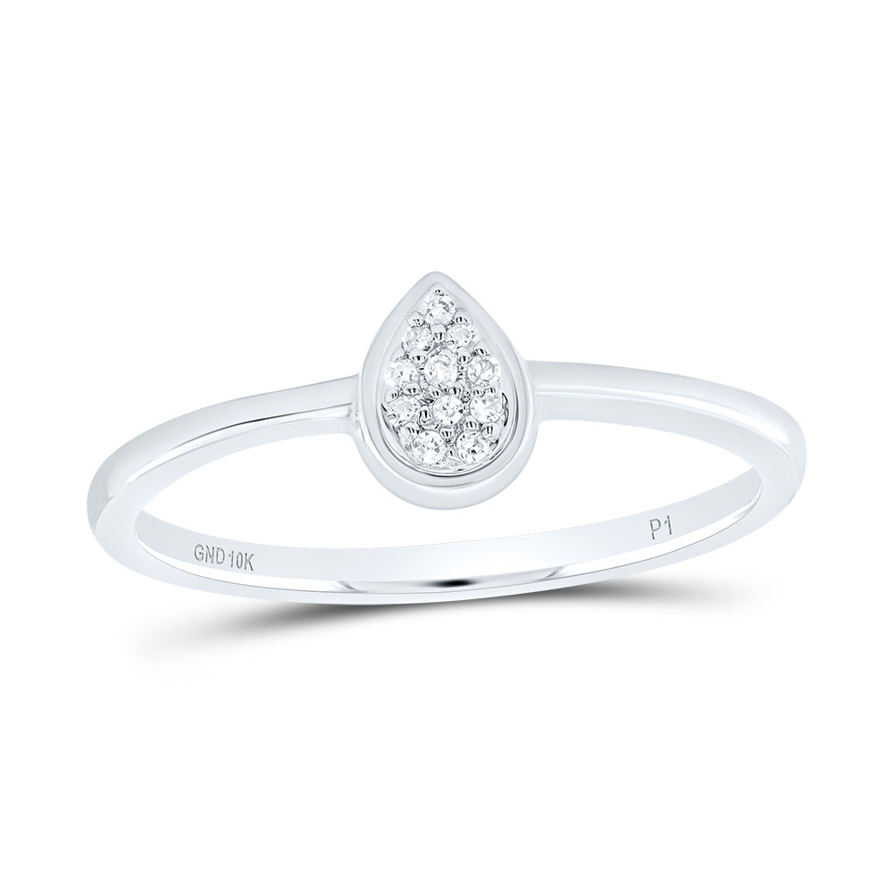 0.03Ctw-Dia P1 Gift Pear Ring (1.29 grams)