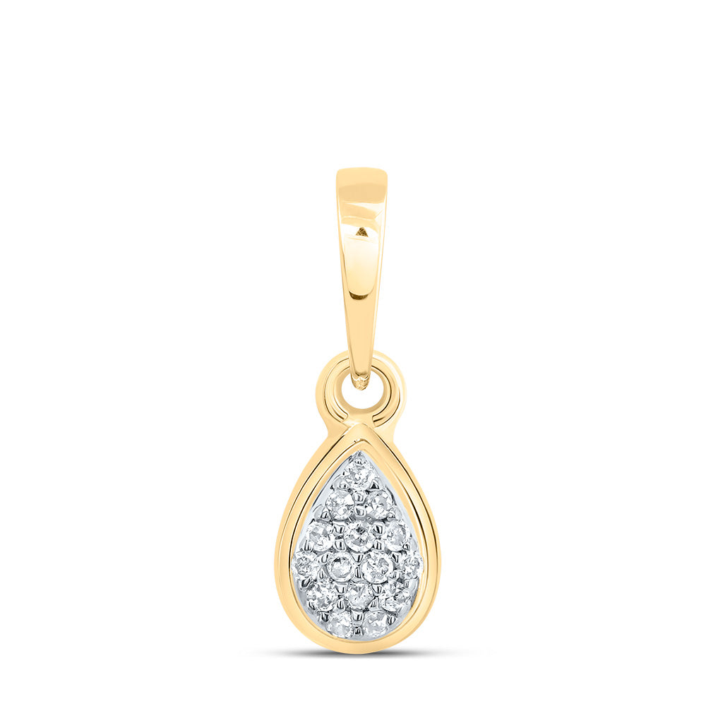 1/20Ctw-Dia P1 Gift Pear Pendant (0.371 grams)