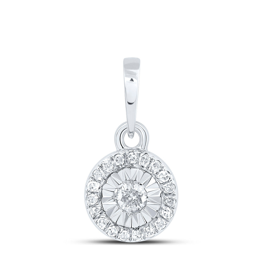 1/10Ctw-Dia P1 Gift Round Pendant (0.391 grams)