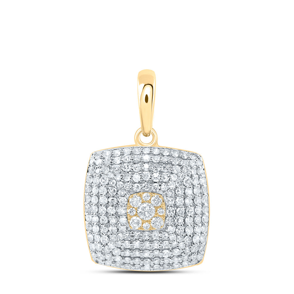 3/4Ctw-Dia Nk Fashion Cushion Pendant (1.536 grams)