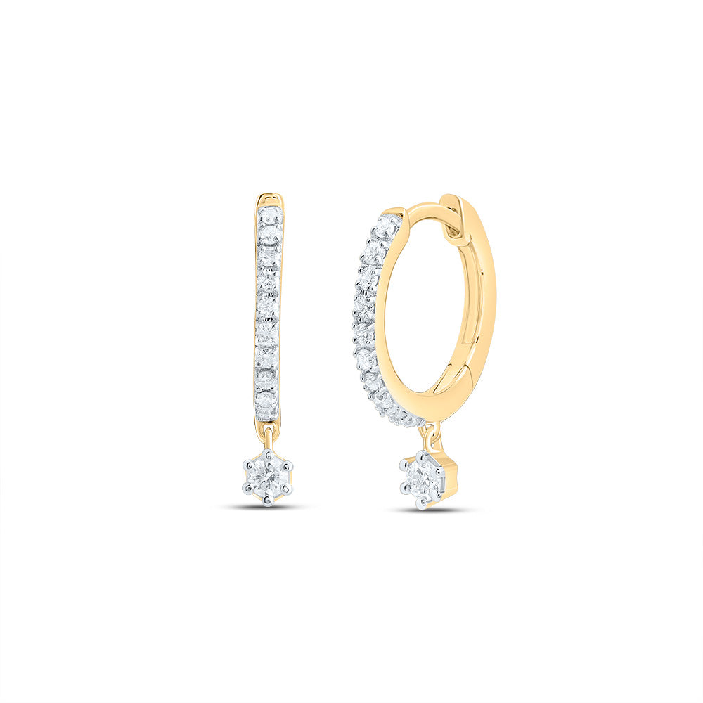 1/6 Ctw-Dia Cn Gift Dangling Earring