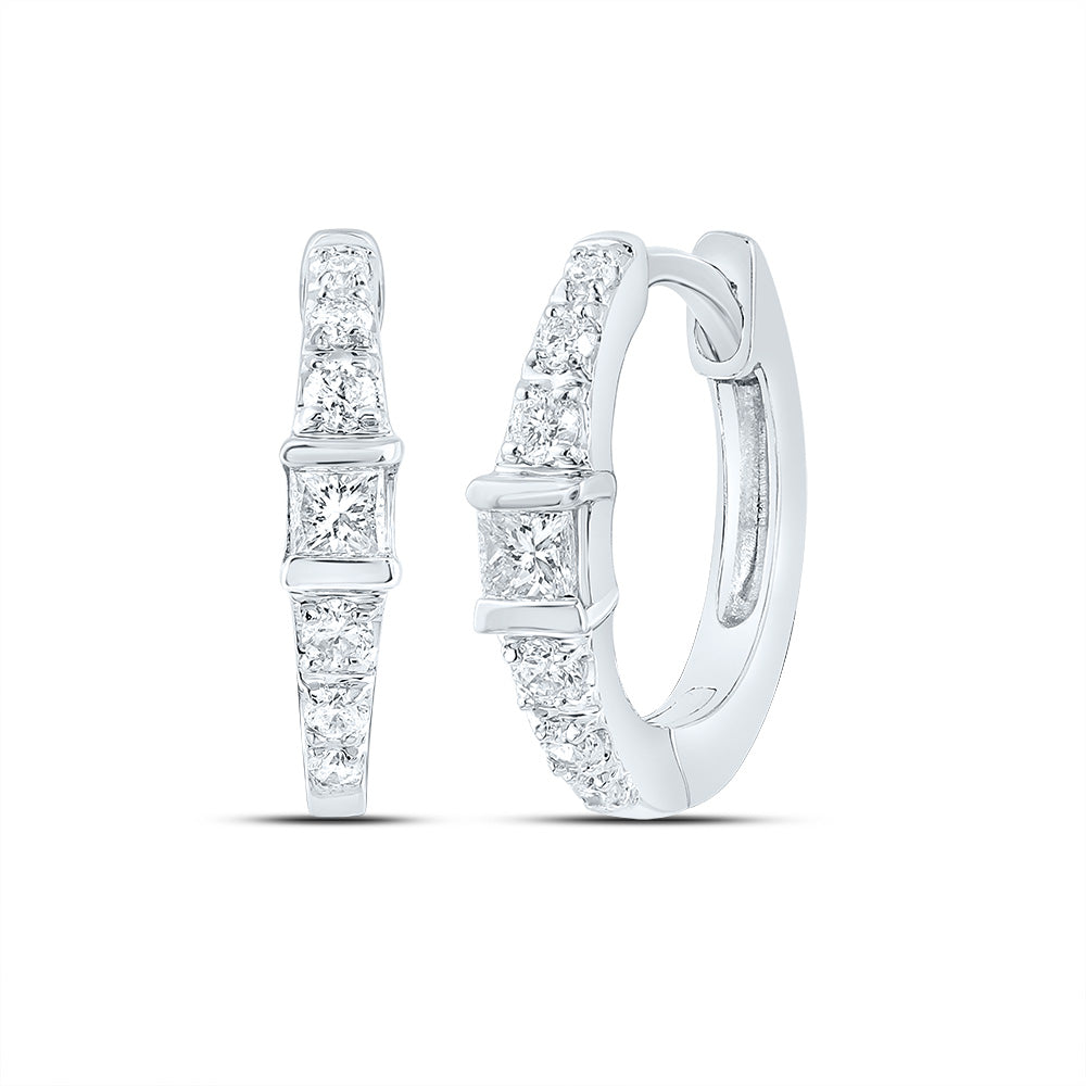 1/6Ctw-Diamond Gift Hoop Earring