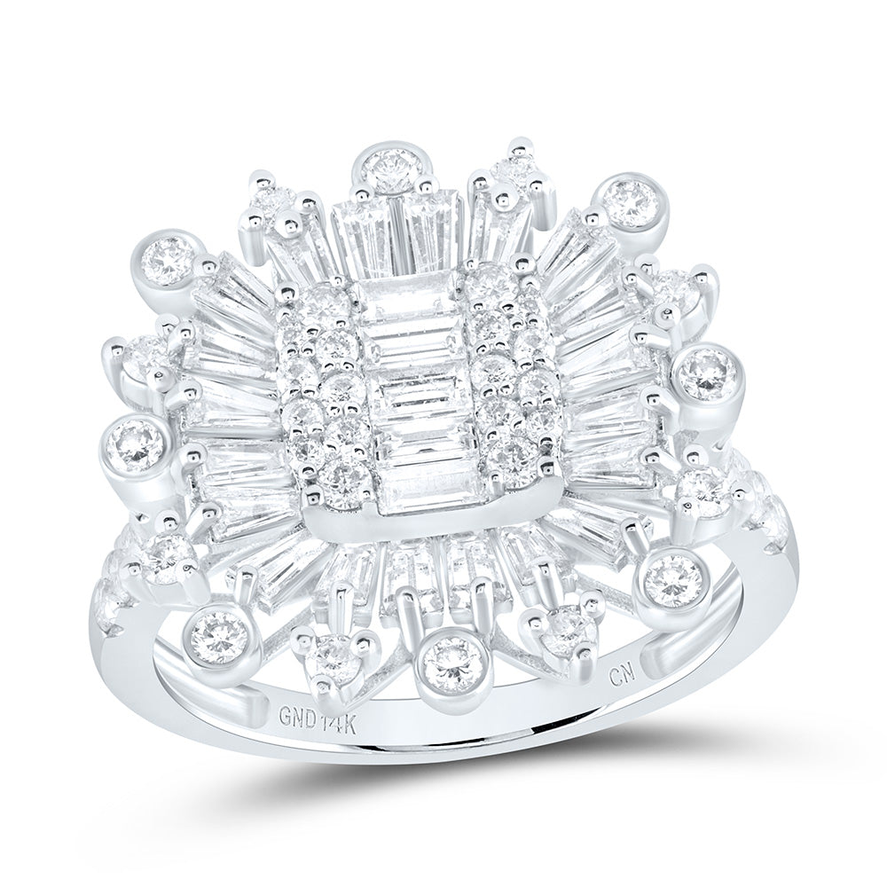1 3/4Ctw-Dia Cn Fashion Cushion Ring (3.87 grams)
