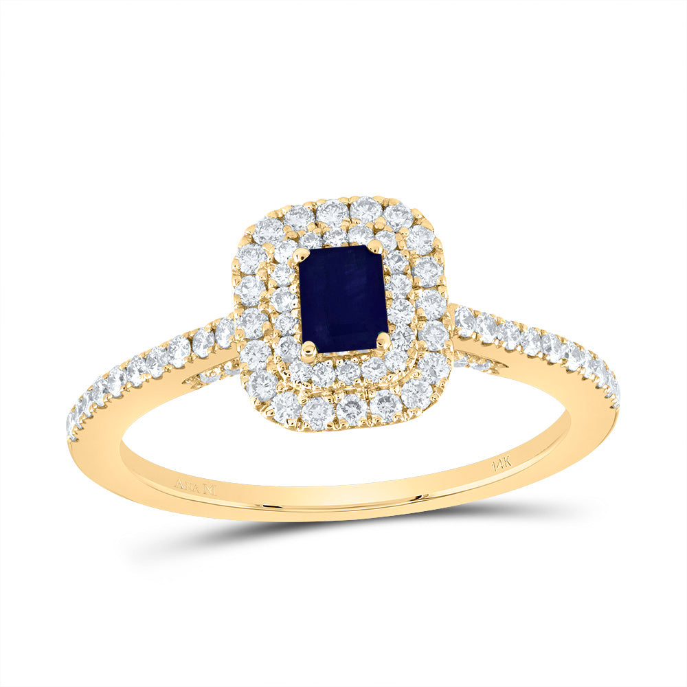 1/2Ctw-Dia Ana M 4.2*3.2Mm Em-Bs Nat Gem Emerald Ring (2.32 grams)