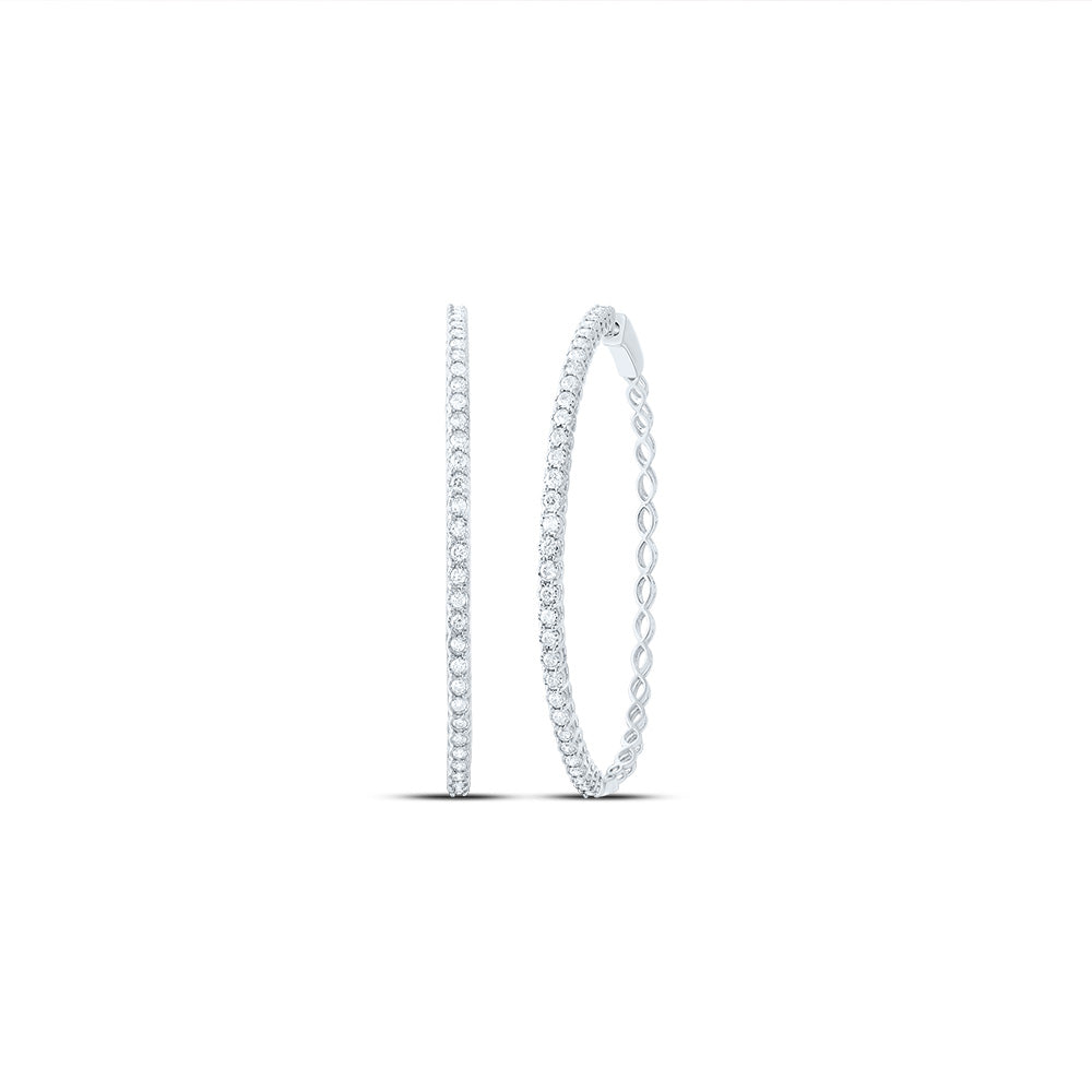 1Ctw-Dia Nk Fashion Hoop Earring
