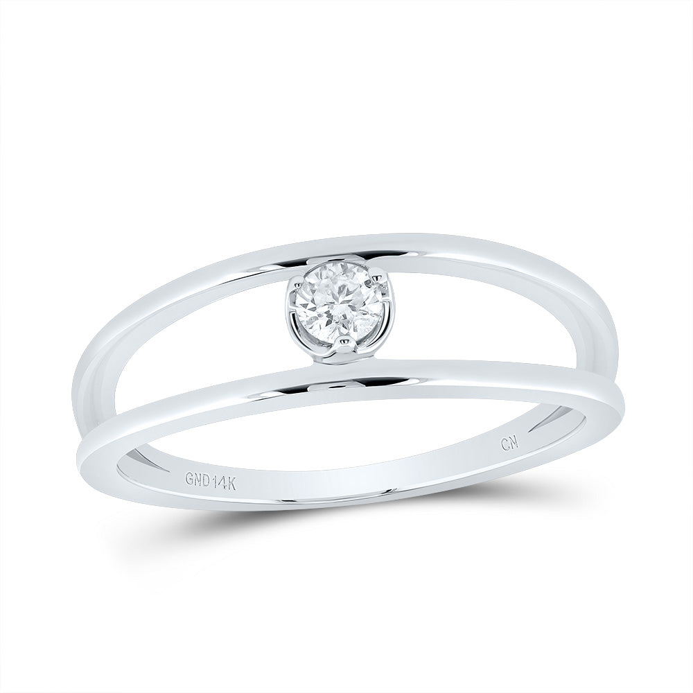 1/8Ct-Diamond Fashion Promise Ring (2.64 grams)