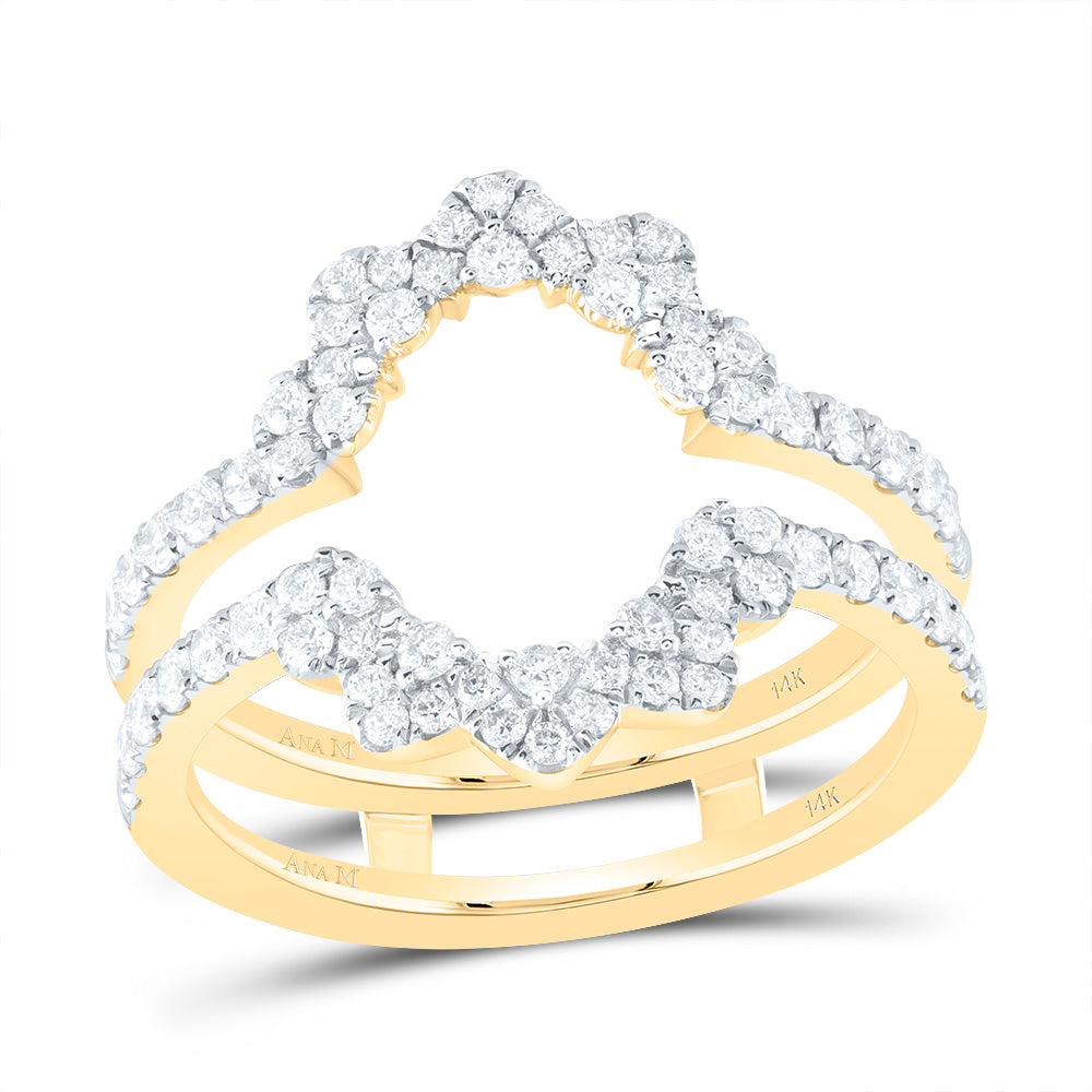 3/4Ctw-Dia Ana M Cnc Enhancer Ring (4.17 grams)