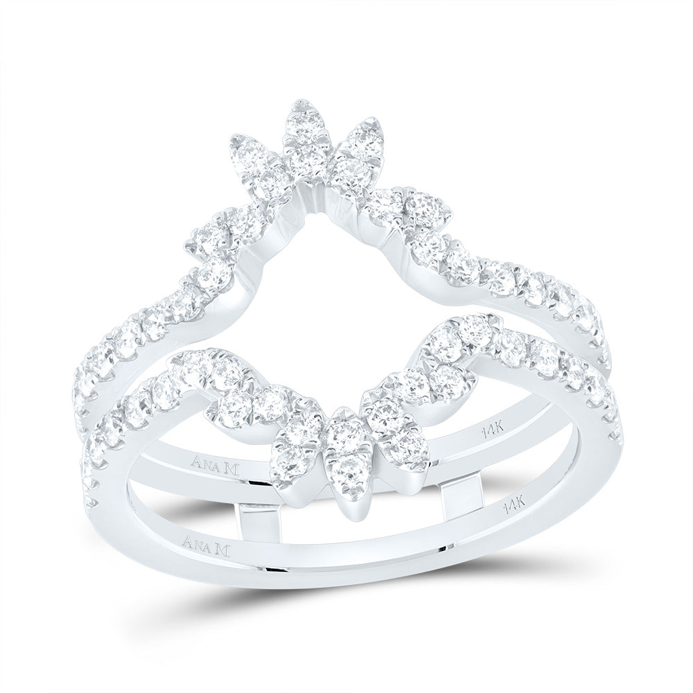 3/4Ctw-Dia Ana M Cnc Enhancer Ring (4.3 grams)