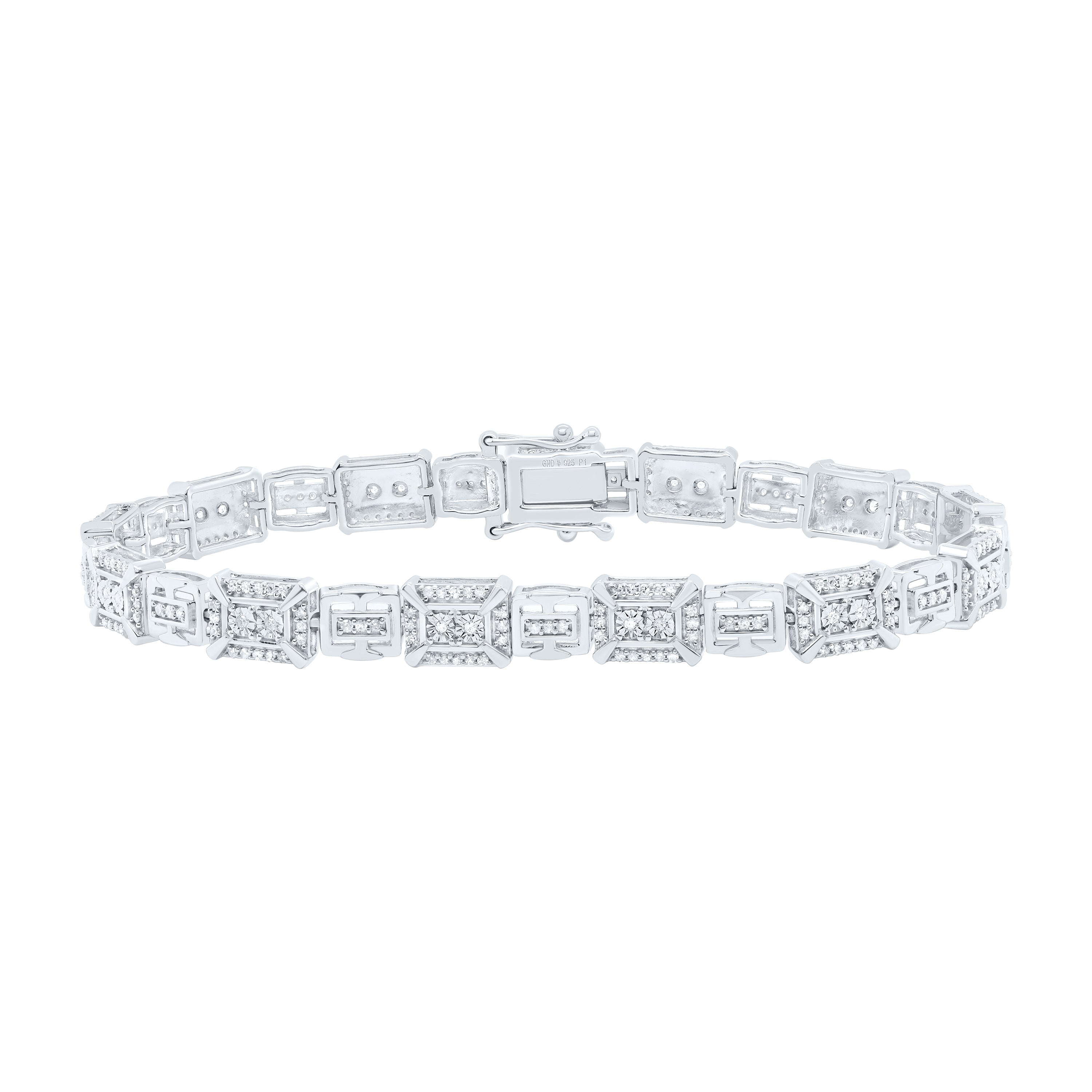 1 Ct-Diamond Gift Bracelet (8 Inch) (15.001 grams)