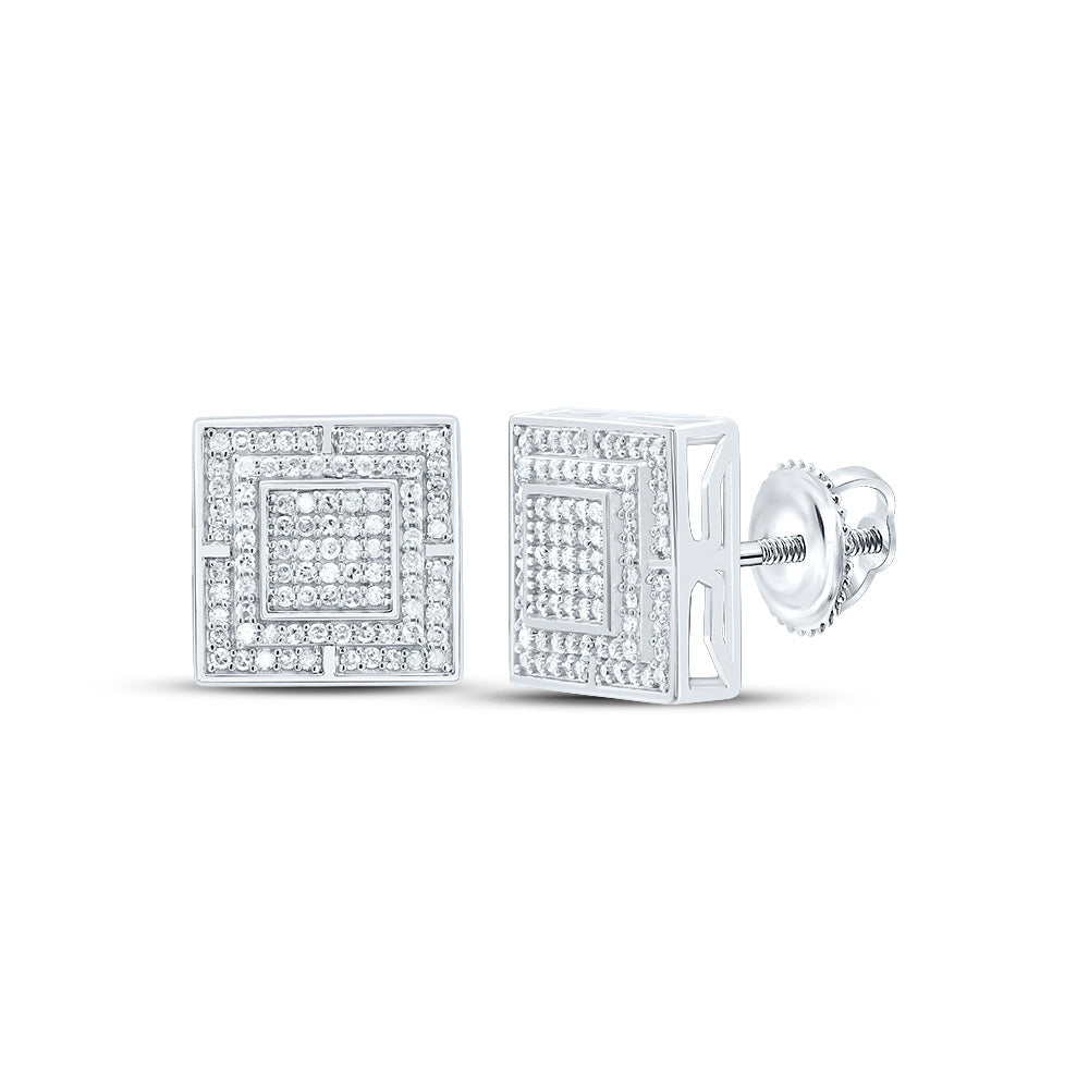 1/2Ctw-Dia P1 Gift Square Stud Earring