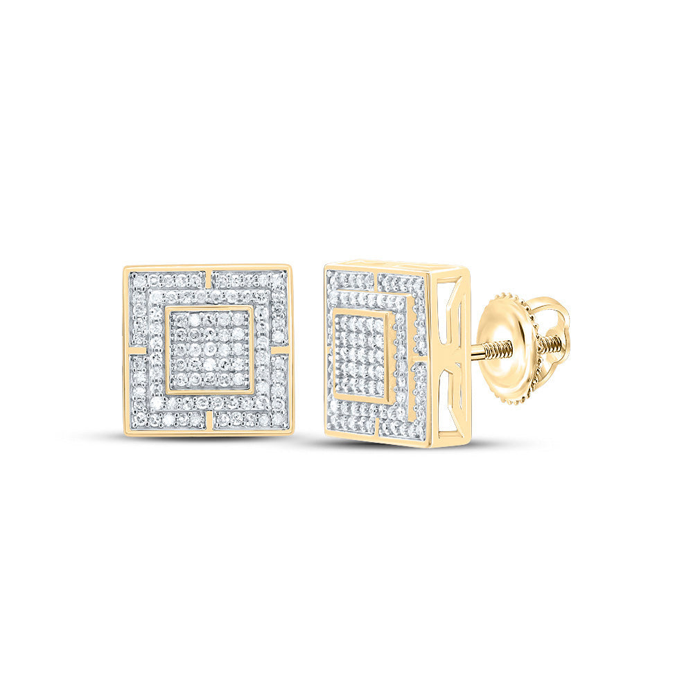 1/2Ctw-Dia P1 Gift Square Stud Earring