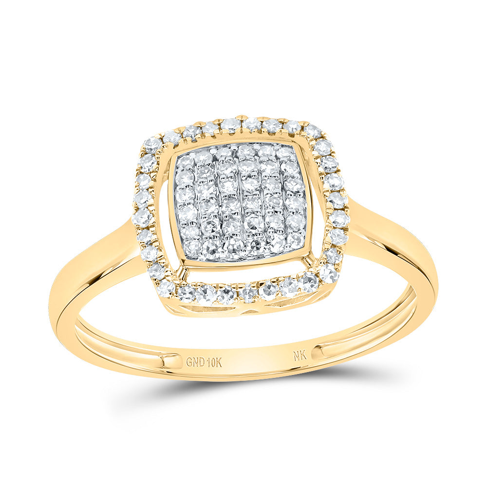 1/4Ctw-Diamond Fashion Cushion Ring (1.67 grams)