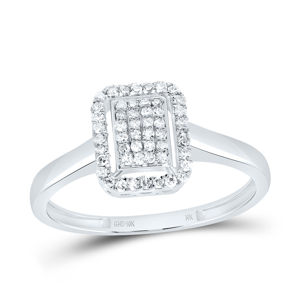 1/5Ctw-Dia Nk Fashion Emerald Ring (1.65 grams)